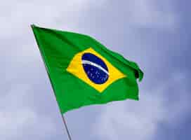 무료 사진 브라질 국기 구성