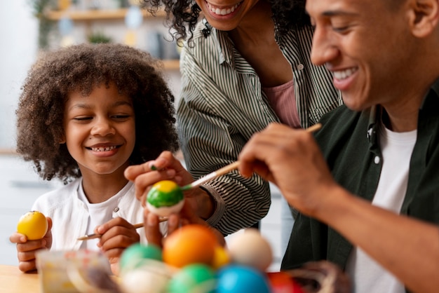 Free photo brazilian people celebrating easter