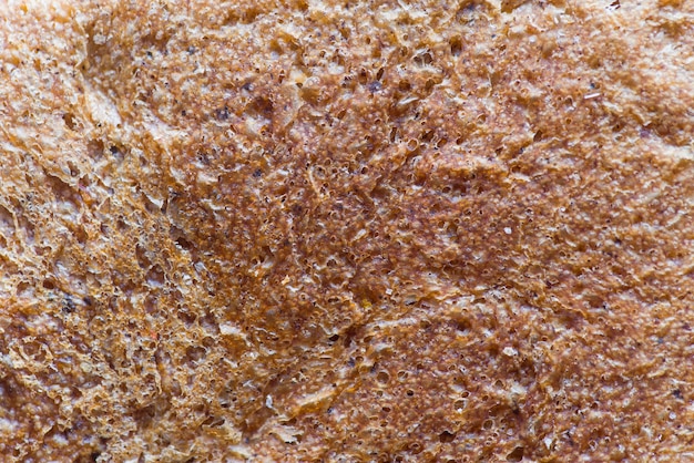 Bread crust extreme close up