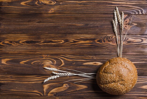 パンと小麦の装飾