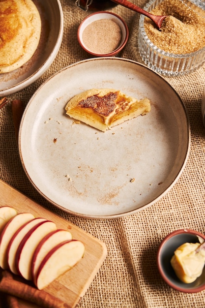 Free photo breakfast in a plate