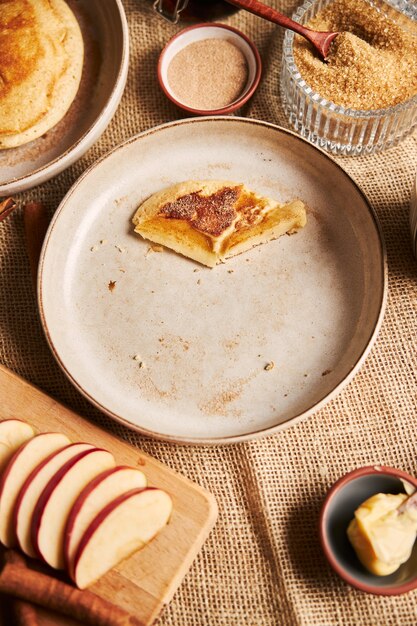 Breakfast in a plate