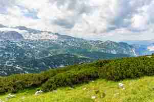 Foto gratuita scena mozzafiato della panoramica welterbespirale obertraun austria