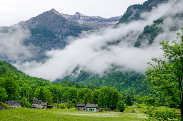 素晴らしい景観の息を呑むような風景