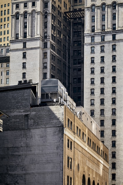 Breathtaking shot of New York buildings in USA