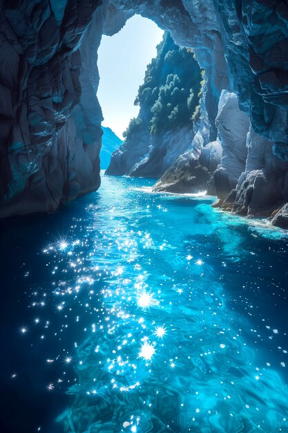 breathtaking view of natural beach landscape
