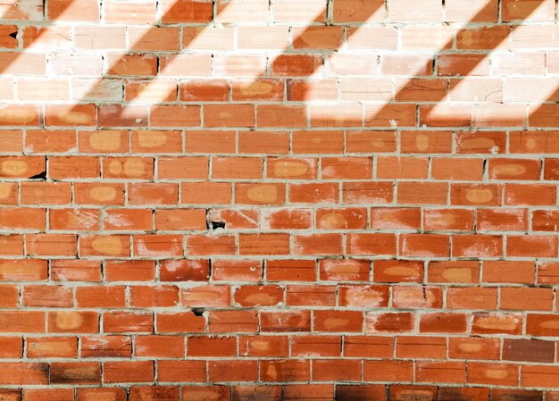 Brick background with shadows