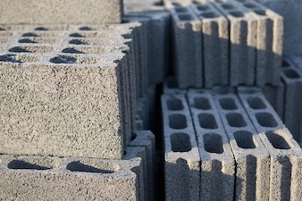 Brick and block masonry walls with plaster