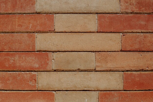 Brick texture in red tones