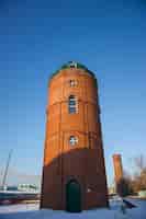 Free photo brick tower
