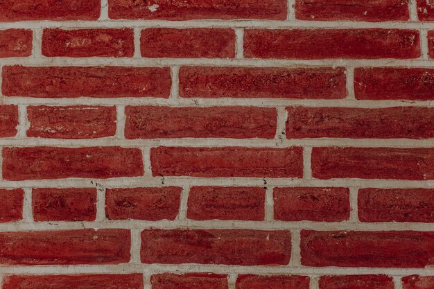 Brick wall texture with white stains