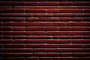 Free photo a brick wall with a dark background