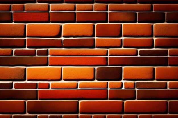 A brick wall with the word brick on it