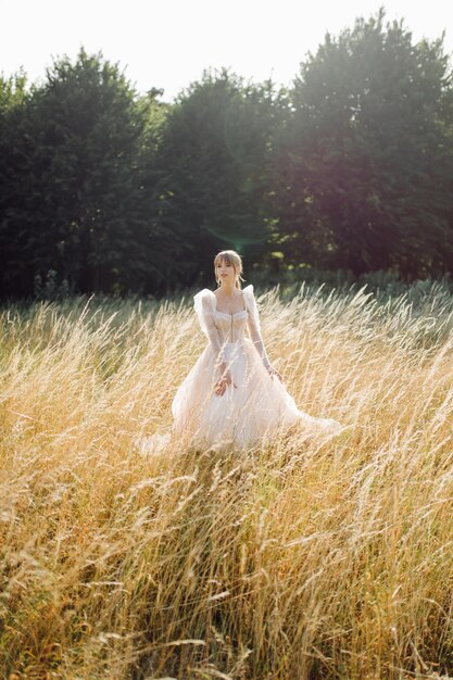 Bride in the nature