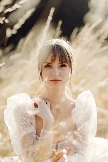 Bride in the nature