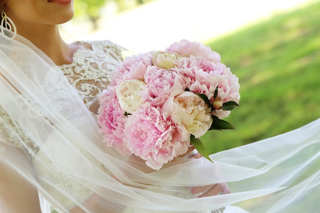 Bride on the wedding day