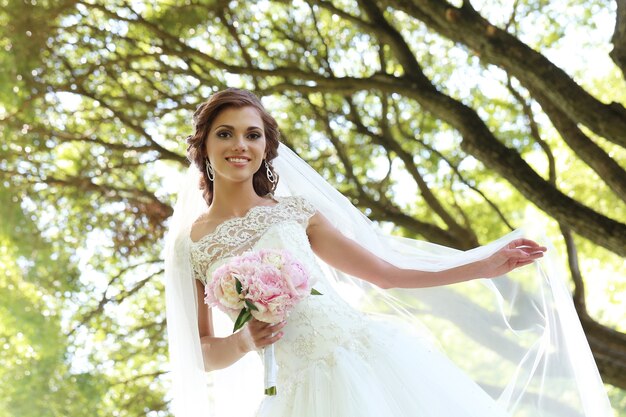 結婚式の日の花嫁