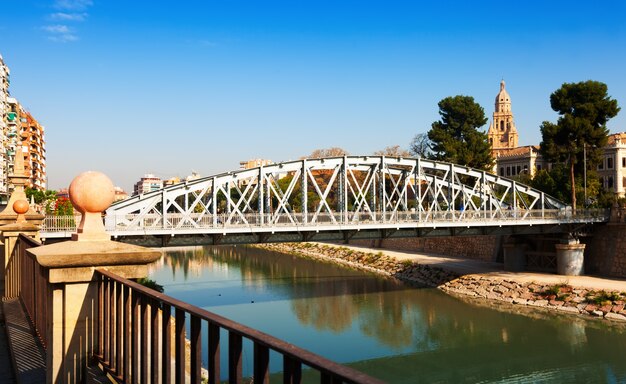 Bridge over Segura  called Nuevo Puente in  Murcia