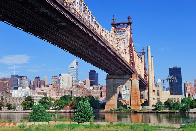 Bridge in urban city