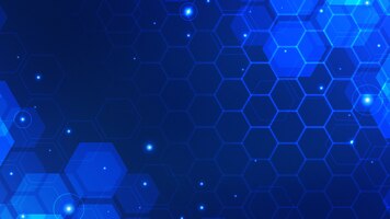 Bright hex backgrounds for networking