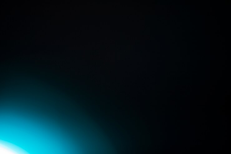 Free Photo bright light on black background
