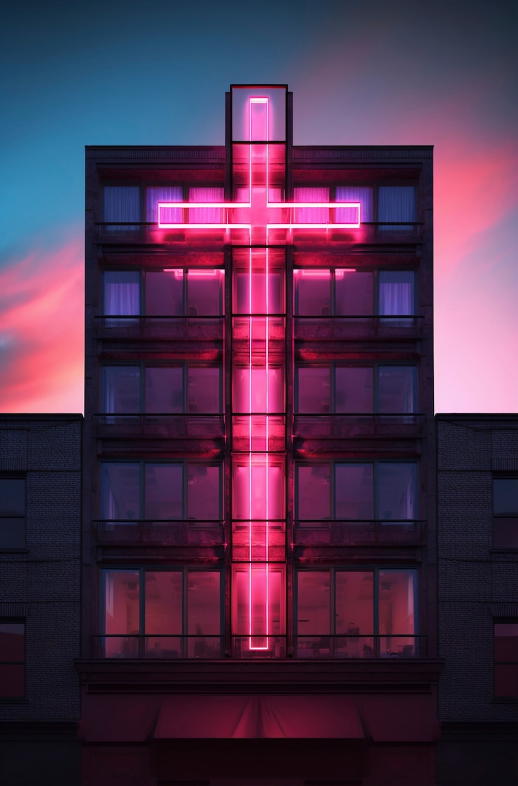Free Photo bright light jesus cross