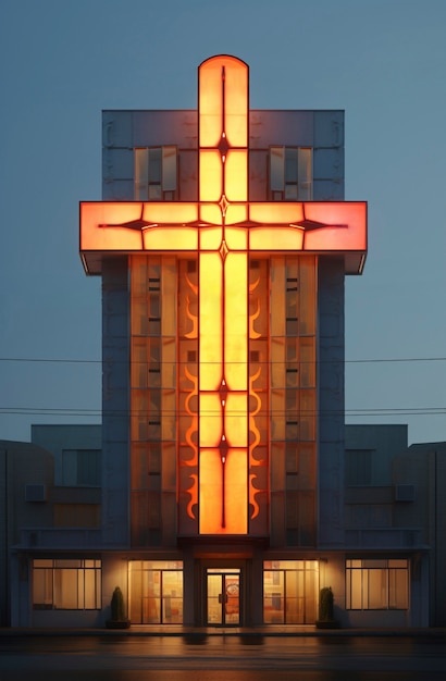 Free photo bright light jesus cross