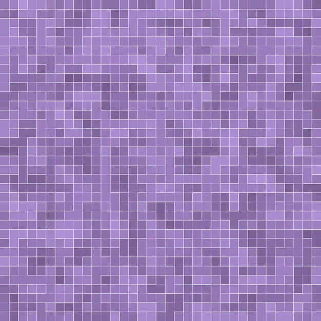 Яркая фиолетовая квадратная мозаика для текстурного фона.
