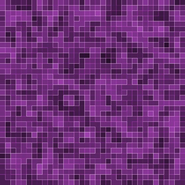 Bright purple square mosaic for textural background.