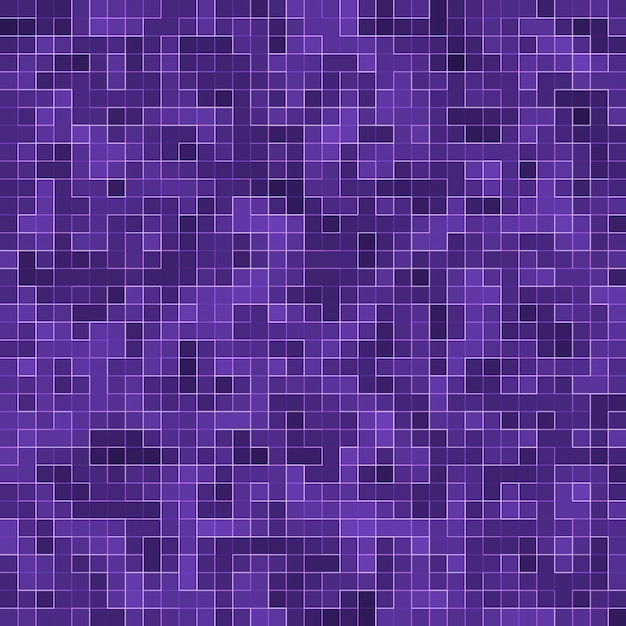 Bright purple square mosaic for textural background.