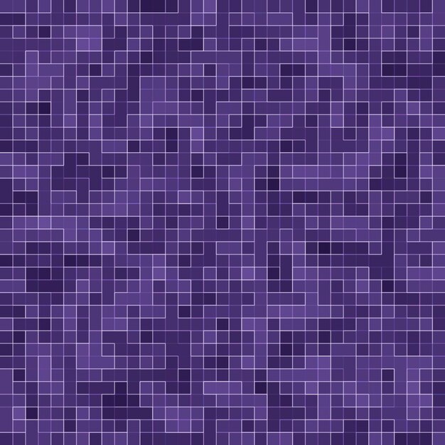 Bright purple square mosaic for textural background.