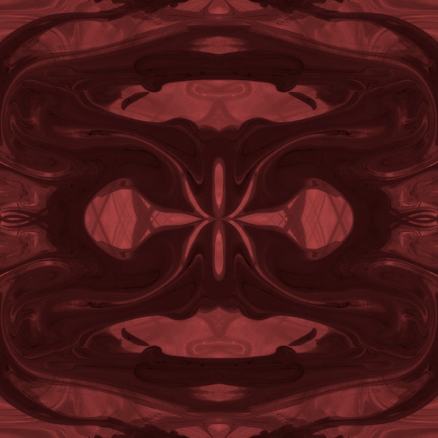 Foto gratuita pittura acrilica dell'estratto di struttura rossa luminosa di simmetria