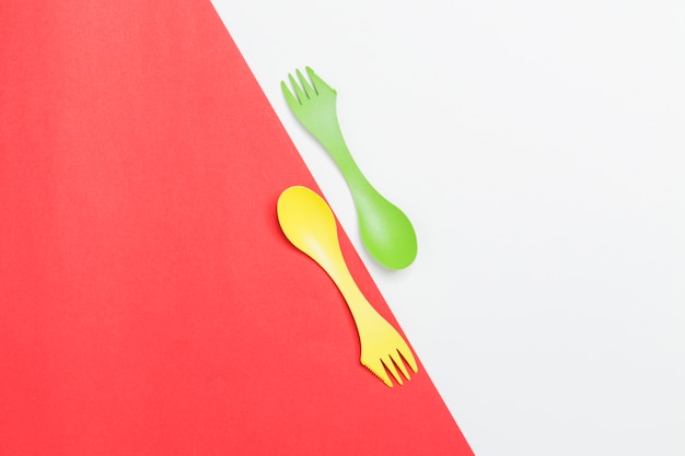 Bright travel cutlery