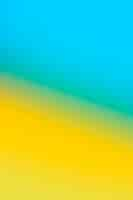 Free photo bright yellow and blue in gradient