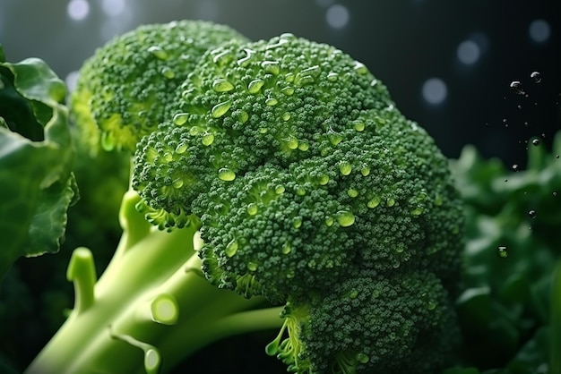 A broccoli background