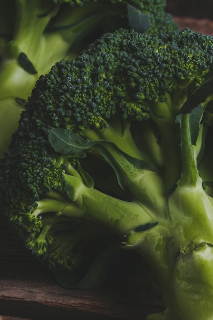 Free photo broccoli on the table