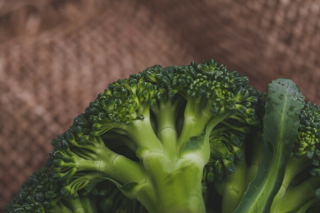 Broccoli on the table