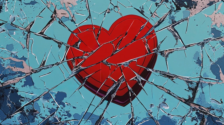 Free Photo broken heart concept