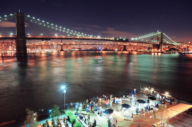 無料写真 ニューヨーク市のブルックリン橋