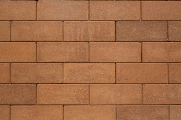 Brown block bricks.