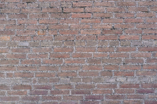 茶色のレンガの壁の背景。レンガの壁の背景