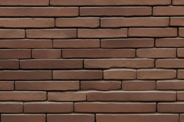 A brown brick wall with a white background.