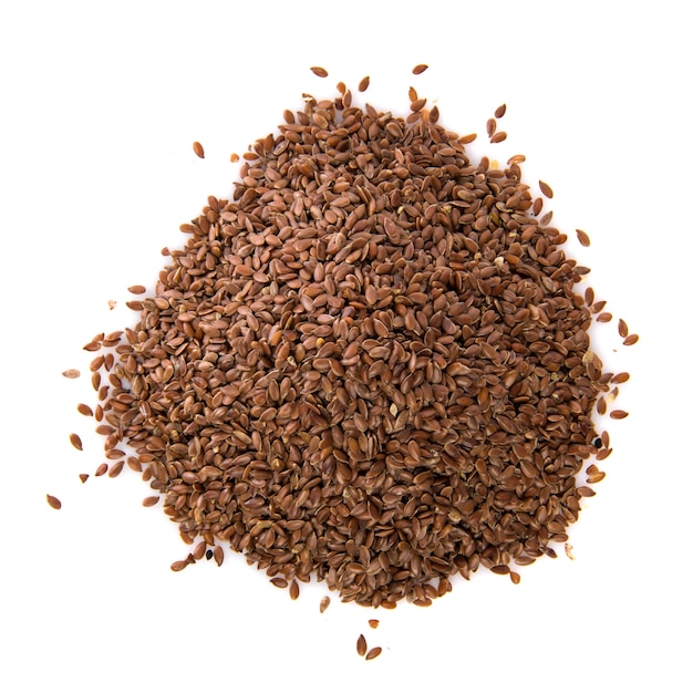 Free photo brown flax