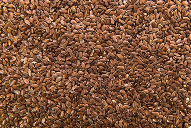 Free photo brown flax