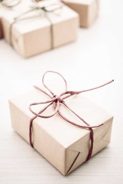 Brown gift box