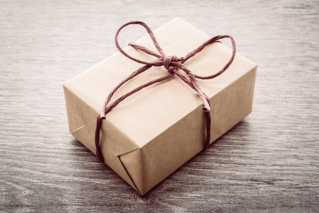 Brown gift box