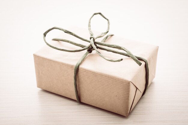 Brown gift box