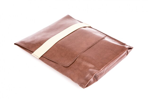 Brown leather bag