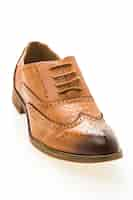 Free photo brown leather shoes