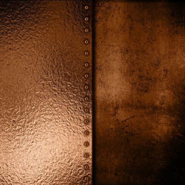 Free photo brown metallic texture